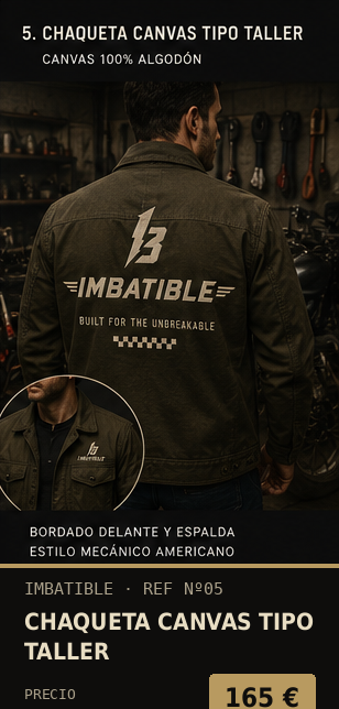 Chaqueta Canvas tipo Taller