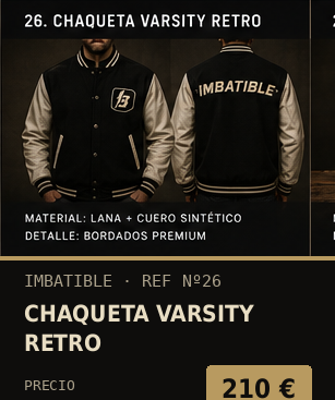 Chaqueta Varsity Retro