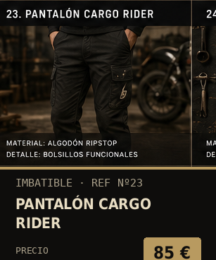 Pantalón Cargo Rider